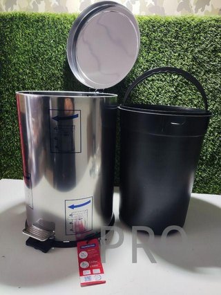 Cubo de basura para cocina de 20 litros con pedal