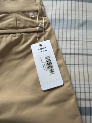 Pantalones Sepiia Tapered Beige T38 Hombre