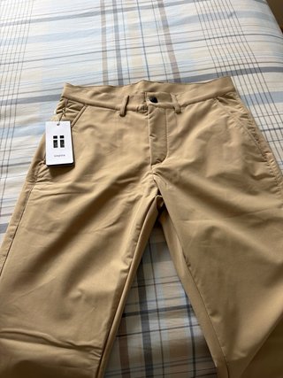 Pantalones Sepiia Tapered Beige T38 Hombre