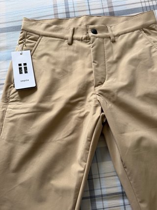 Pantalones Sepiia Tapered Beige T38 Hombre
