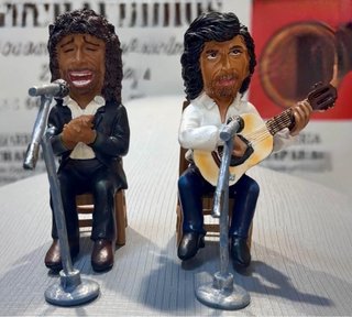 Figuras de porcelana Camarón de la Isla y Tomatito