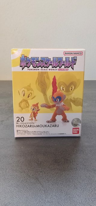 Figuras Pokémon Scale World Chimchar y Monferno