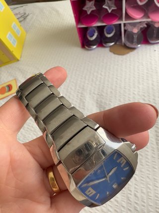 Reloj Lotus Azul y Plateado
