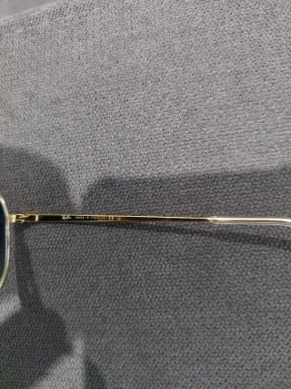 Gafas de sol Ray-Ban originales doradas y azules