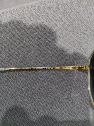 Gafas de sol Ray-Ban originales doradas y azules