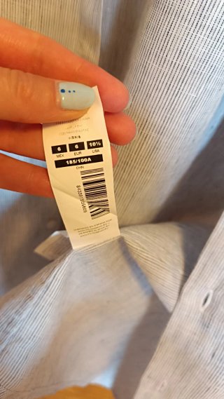 Camisa Adolfo Domínguez Rayas Azul Talla XL