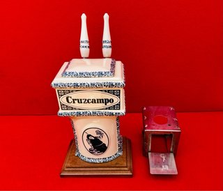GRIFO CERVEZA CRUZCAMPO/ LA CARTUJA AZUL / AÑOS 90