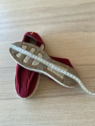 Alpargatas SESMA Yute burdeos Talla 38