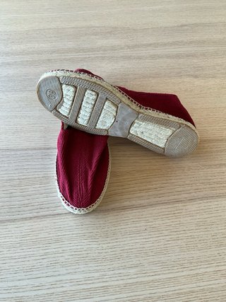 Alpargatas SESMA Yute burdeos Talla 38