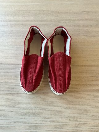 Alpargatas SESMA Yute burdeos Talla 38
