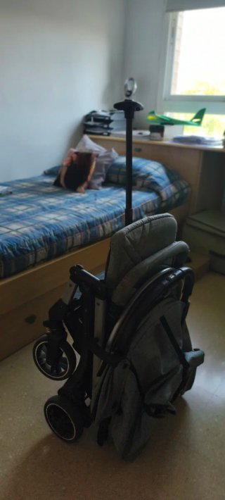 Carrito de paseo Compass gris