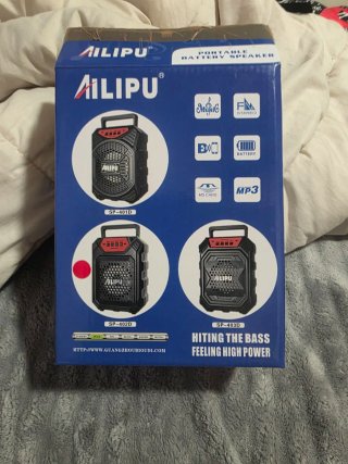 Altavoz Ailipu SP-402D Negro/Rojo
