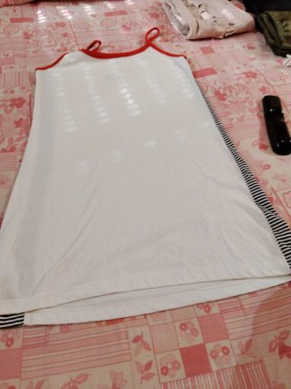 Vestido Adidas blanco tirantes
