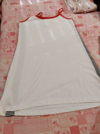 Vestido Adidas blanco tirantes