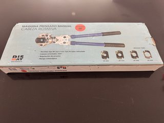 Máquina Prensado Cabeza Rotativa DISMAT + Regalo