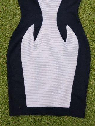 Vestido Negro y Blanco