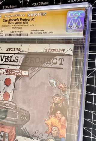 Comic gradeado CGC 9.8 - The Marvels Project #1