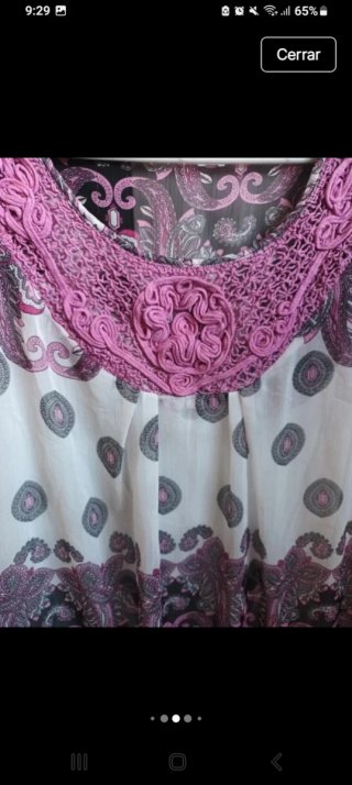 Vestido Verano Mujer Talla M