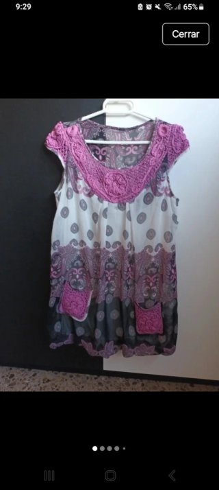 Vestido Verano Mujer Talla M