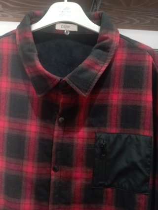 Giacca-camicia a quadri stile boscaiolo
