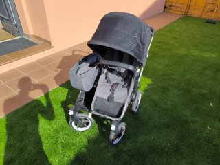 Carrito bebe + Niño Bugaboo Donkey 2 Duo + Acople