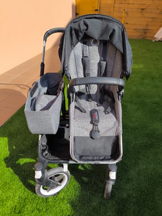 Carrito bebe + Niño Bugaboo Donkey 2 Duo + Acople