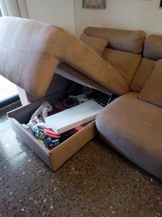 Sofá muy grande chaiselongue