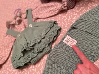 Conjunto bebé 3 piezas 1 mes