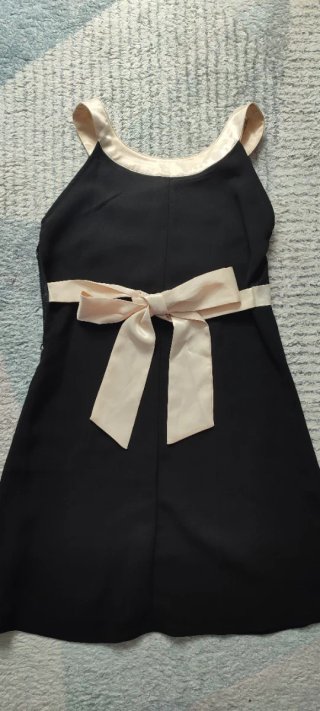 Vestido negro 38 y camisola