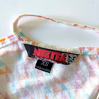 Camiseta NIKITA sin mangas estampada, mujer XS