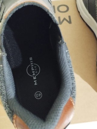 Scarpe uomo Memphis One blu/grigio nuove