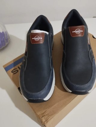 Scarpe uomo Memphis One blu/grigio nuove