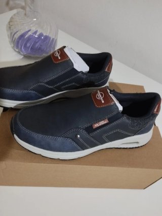 Scarpe uomo Memphis One blu/grigio nuove