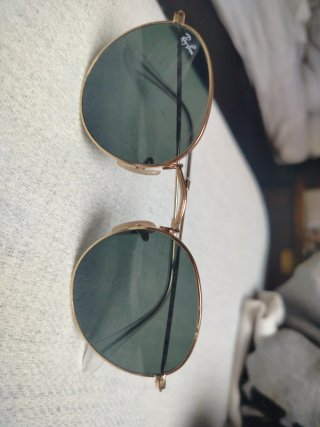 Gafas Ray-Ban Doradas Lente Verde