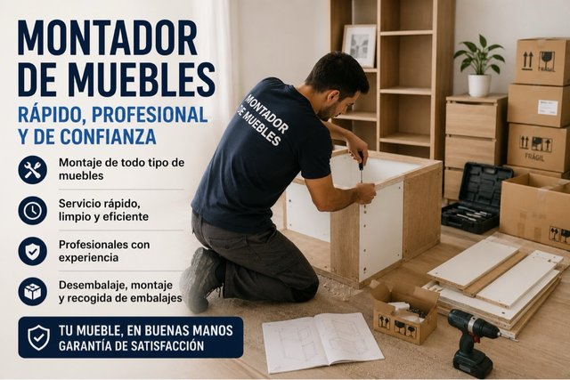 MONTADOR DE MUEBLES ZARAGOZA