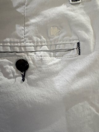 Pantalón chino gris perla hombre Talla 48