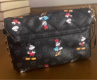 Borsa tracolla Disney Mickey & Minnie nera