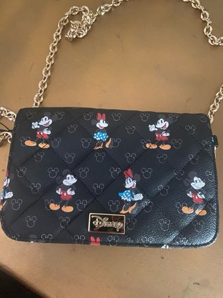 Borsa tracolla Disney Mickey & Minnie nera