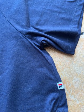 Crop Top Fila Azul Marino