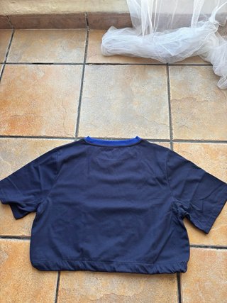 Crop Top Fila Azul Marino