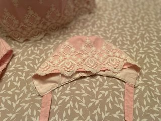 Vestido rosa ceremonia 3 meses + braguita y capota