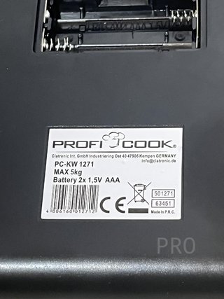 Báscula de cocina digital ProfiCook