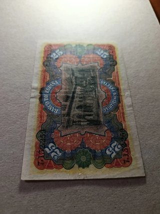 25 Pesetas 1907 Banco de España