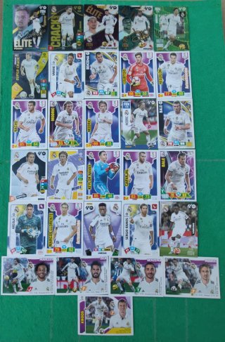 Cromos de fútbol Real Madrid Panini