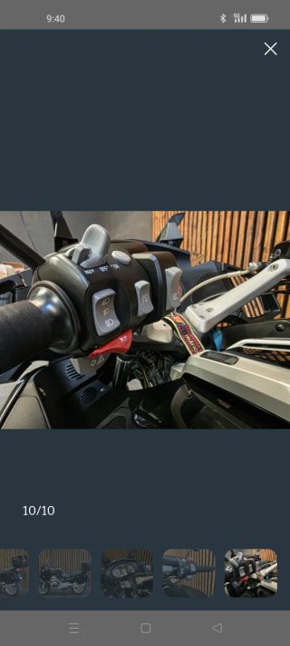 BMW RT 1200 R Negra y Plata