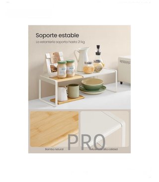 Especiero, Extensible, Organizador de Cocina, Estante de Cocina