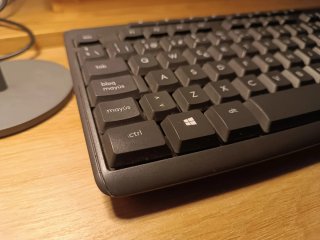 Teclado y Ratón Logitech Silencio Negro/Gris