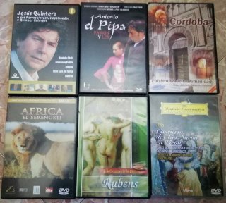 6 Películas DVD: Documental, Música, Cine Español