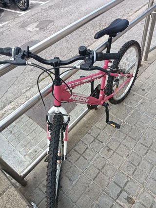 Bicicleta rosa niña X-Team Pro