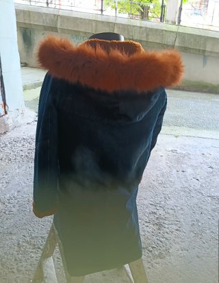 Chaqueta vaquera con pelo